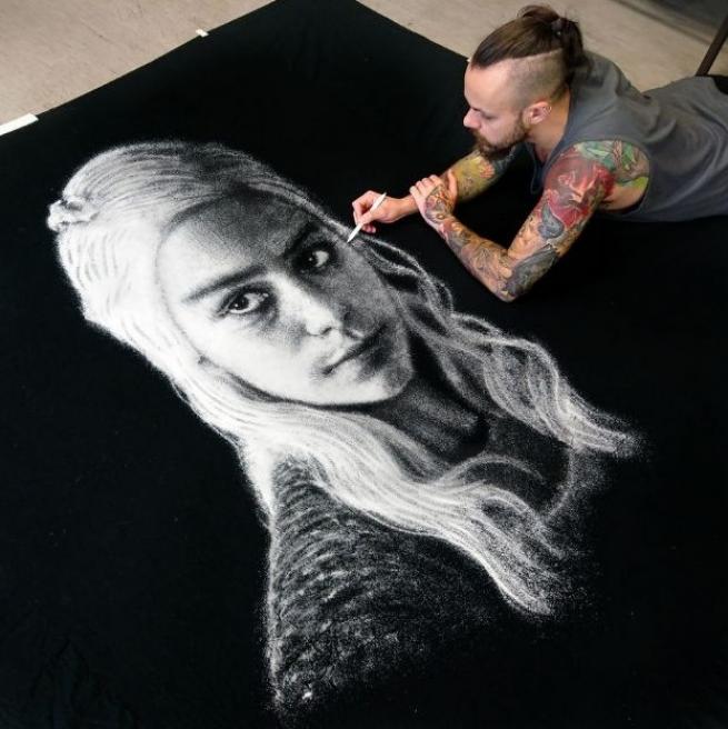 Yemek tuzuyla inanılmaz eserler ortaya koydu! 10