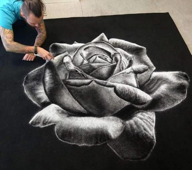 Yemek tuzuyla inanılmaz eserler ortaya koydu! 12