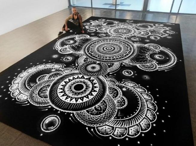 Yemek tuzuyla inanılmaz eserler ortaya koydu! 4