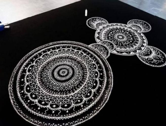 Yemek tuzuyla inanılmaz eserler ortaya koydu! 7