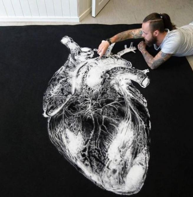 Yemek tuzuyla inanılmaz eserler ortaya koydu! 8