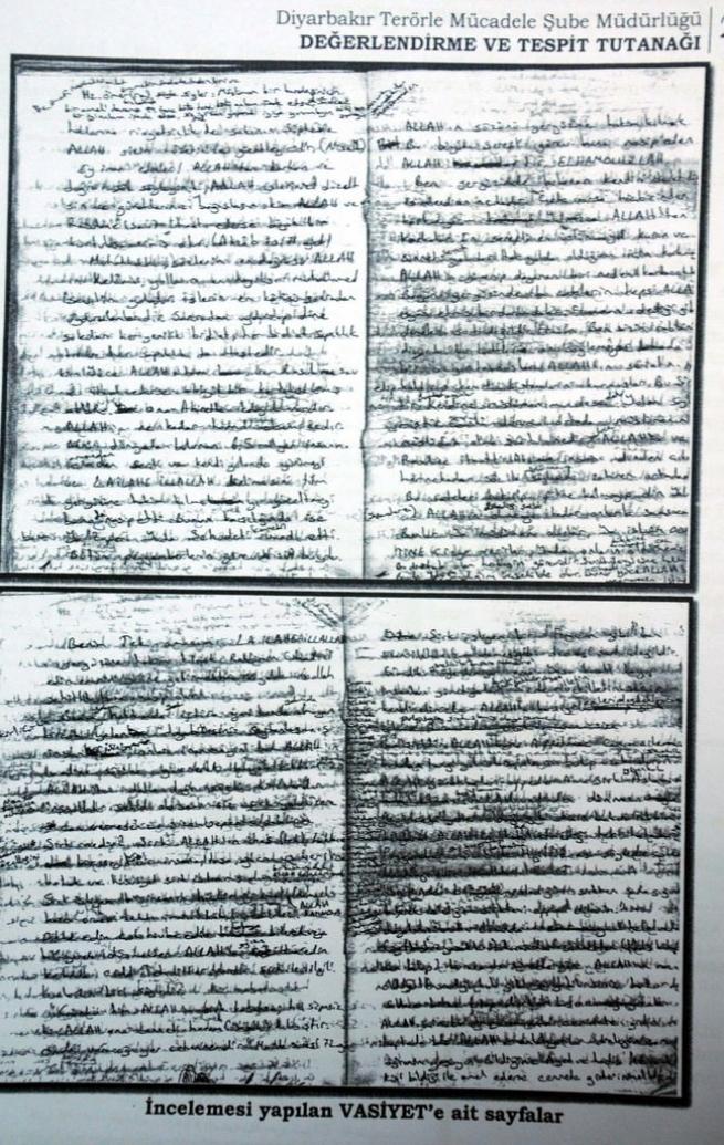 DAEŞ her örgüt üyesine vasiyet yazdırmış 8