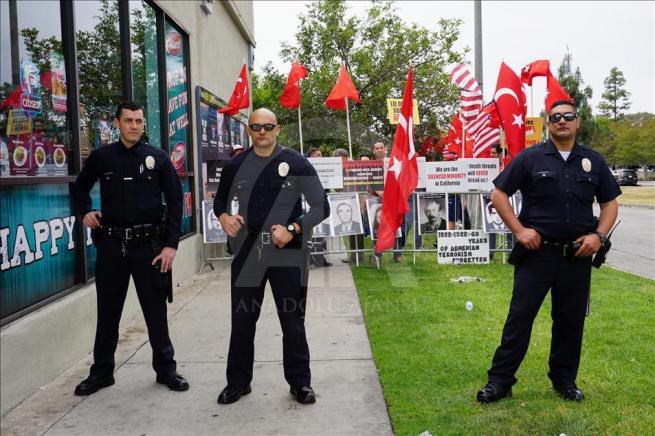 Ermenilerden Los Angeles'ta protesto 5
