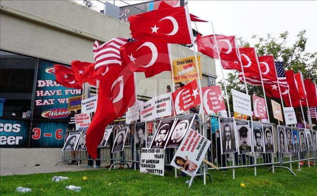 Ermenilerden Los Angeles'ta protesto 7