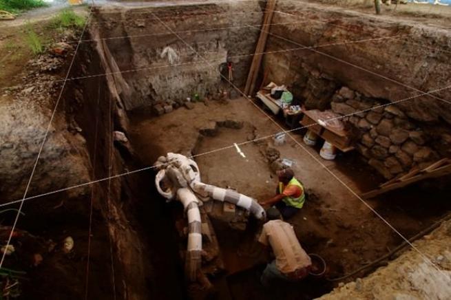 Meksika'da 14 bin yıllık mamut fosili bulundu 2