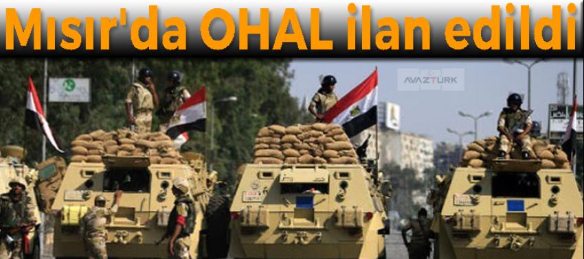 Mısır'da OHAL ilan edildi, asker sokağa iniyor