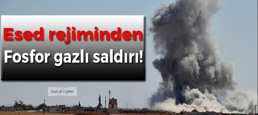 Esed rejiminden fosfor gazlı saldırı!