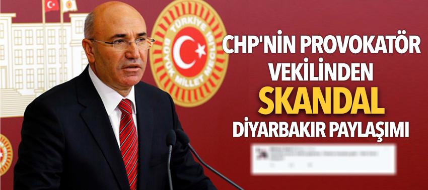 CHP'nin provokatör vekilinden skandal Diyarbakır paylaşımı
