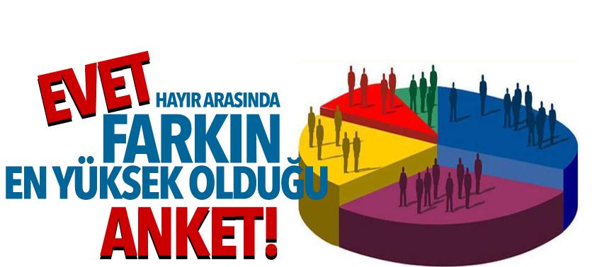 Evet Hayır arasında fark açıldı