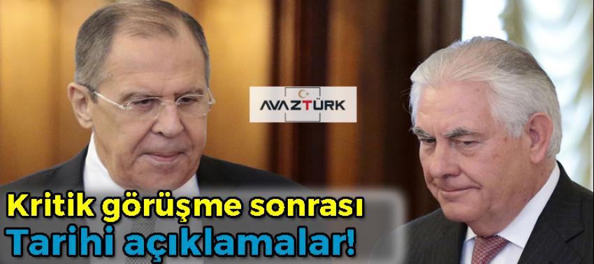 Kritik görüşme sonrası tarihi açıklamalar!