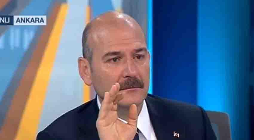 Bakan Soylu gözyaşlarını tutamadı