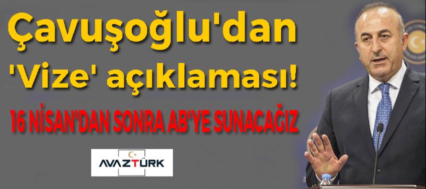 Çavuşoğlu'dan 'Vize serbestisi' açıklaması!
