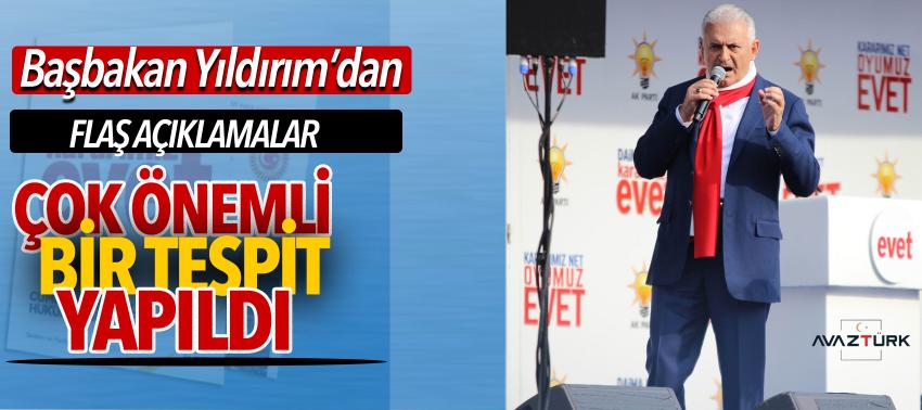 Başbakan Yıldırım: Çok önemli bir tespit yapıldı