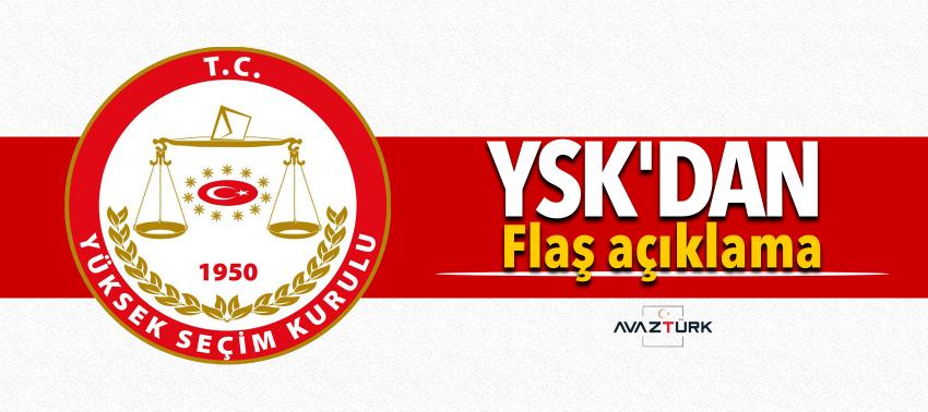 YSK'dan flaş 'mühürsüz oy' açıklaması