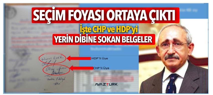 CHP ve HDP'yi yerin dibine sokan belgeler