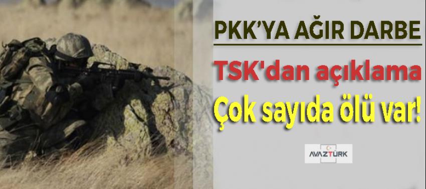 TSK'dan açıklama: Çok sayıda ölü var!