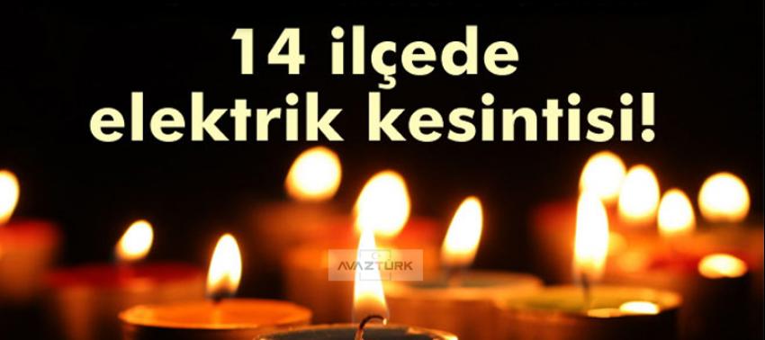 İstanbul'da 14 ilçede elektrik kesintisi!