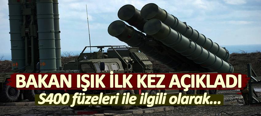 Bakan Işık ilk kez açıkladı