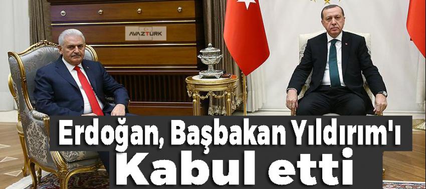 Erdoğan, Başbakan Yıldırım'ı kabul etti!