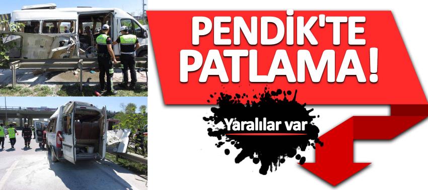 Pendik'te patlama! Yaralılar var