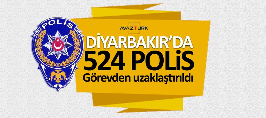 Diyarbakır’da 524 polis görevden uzaklaştırıldı