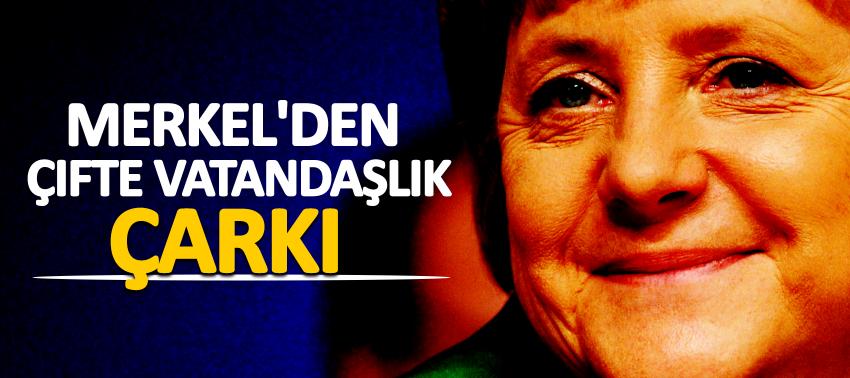 Merkel'den çifte vatandaşlığa destek