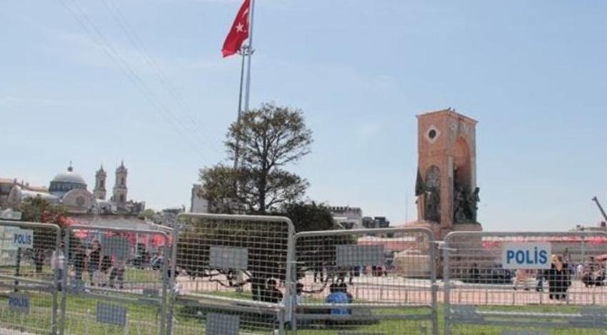 Taksim Meydanı bariyerlerle kapatıldı!