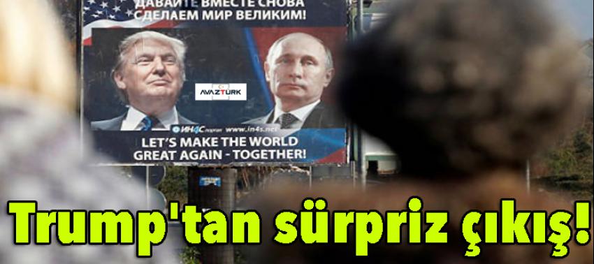 Trump'tan sürpriz çıkış!
