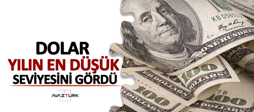 Dolar yılın en düşük seviyesini gördü!
