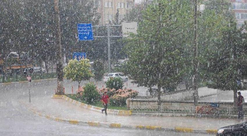 Meteorolojiden dolu uyarısı