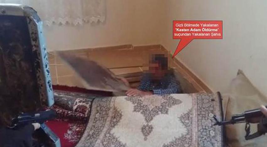 Diyarbakır'da operasyon: Gizli bölmede yakalandı!
