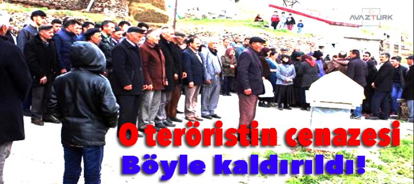 O teröristin cenazesi böyle kaldırıldı!