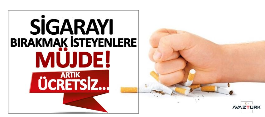 Sigarayı bırakmak isteyenlere müjde! Artık ücretsiz...