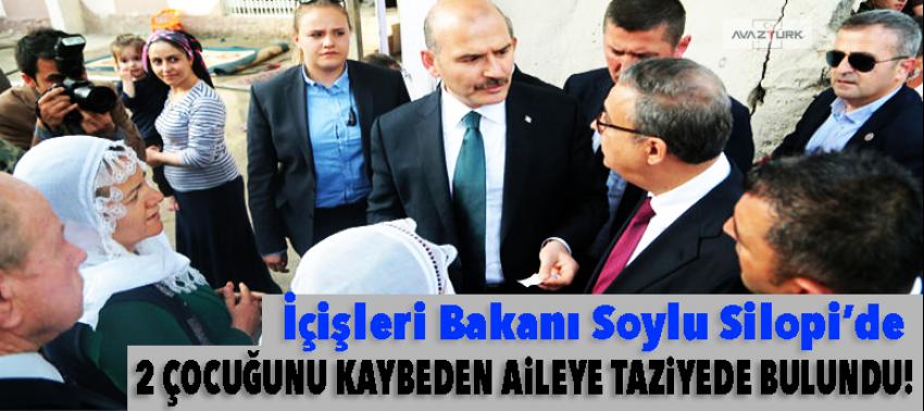 Soylu'dan 2 çocuğunu kaybeden aileye taziye ziyareti!