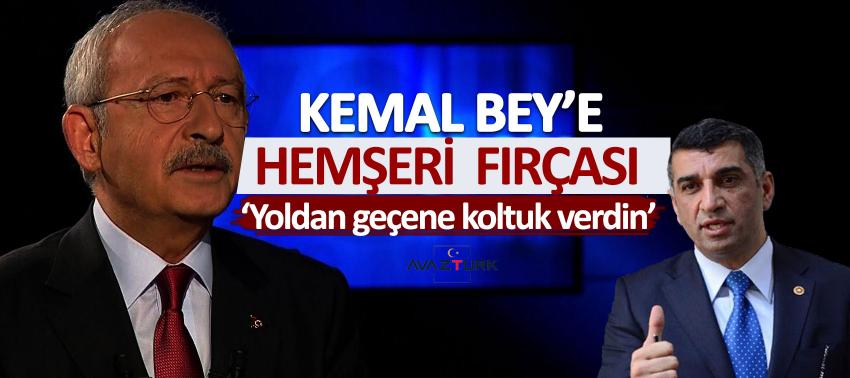 Kemal Bey'e hemşeri fırçası! 'Yoldan geçene koltuk verdin'