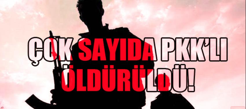 10 PKK'lı terörist öldürüldü!