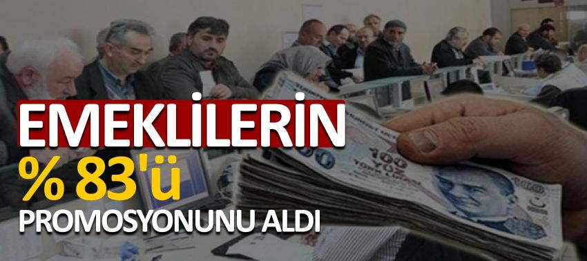 SGK Başkanı: Emeklilerimizin  83'ü promosyonunu aldı