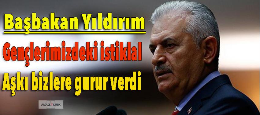 Yıldırım: Gençlerimizdeki istiklal aşkı bizlere gurur verdi