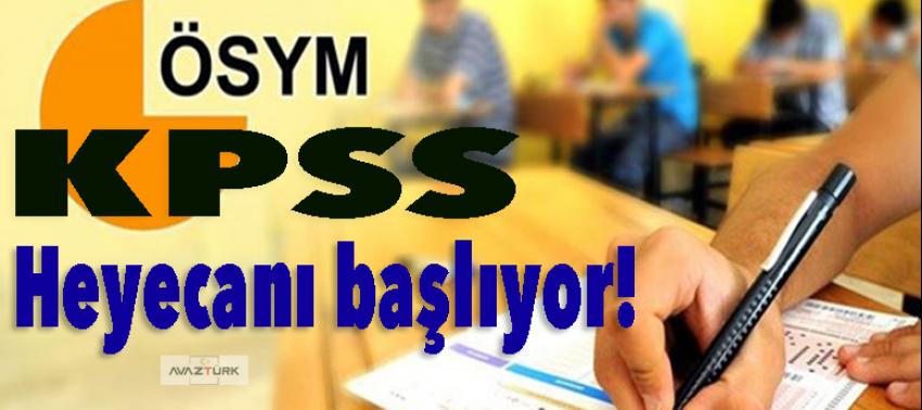 KPSS heyecanı başlıyor!