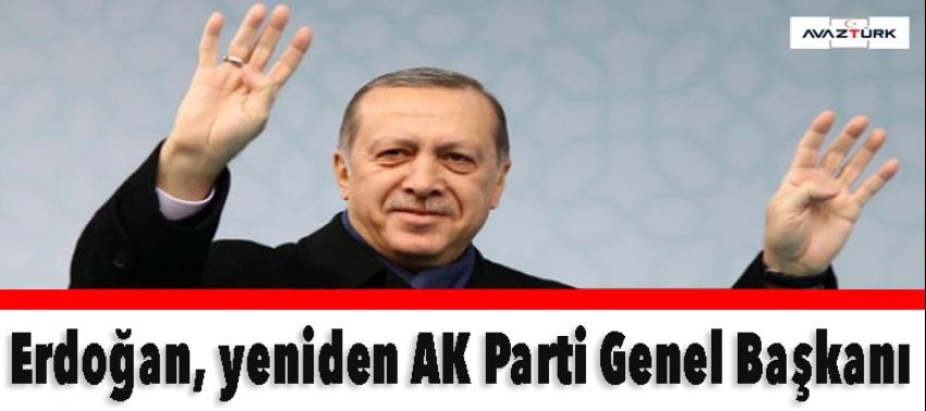 Erdoğan, ikinci kez AK Parti Genel Başkanı seçildi