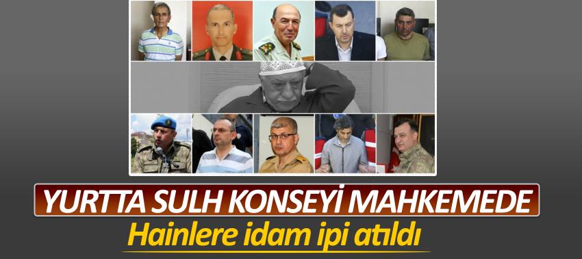 FETÖ ana davası başladı! Yurtta sulh konseyi mahkemede