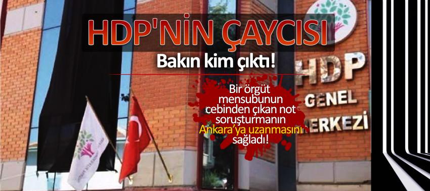 HDP'nin çaycısı bakın kim çıktı!