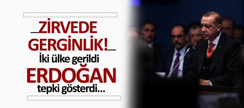 Zirvede gerginlik! İki ülke gerildi Erdoğan tepki gösterdi…
