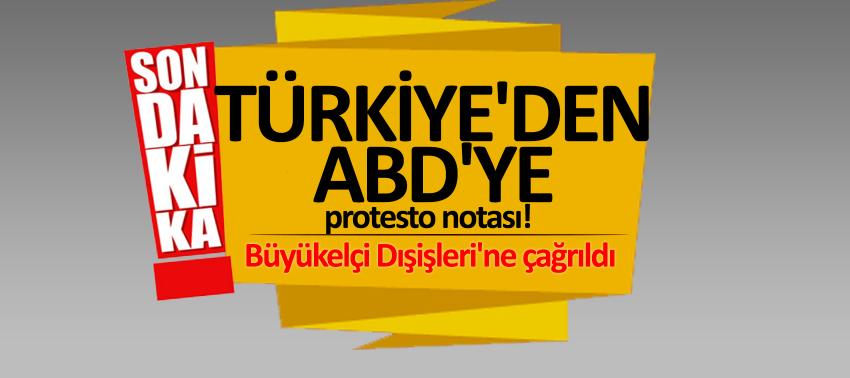 ABD Büyükelçisi Dışişleri'ne çağrıldı