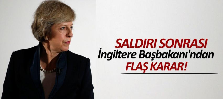 İngiltere Başbakanı'ndan flaş karar!