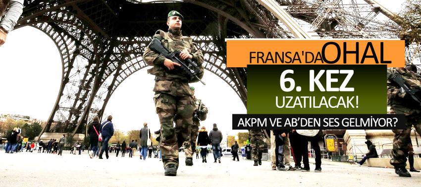 Fransa'da OHAL 6. kez uzatılacak!