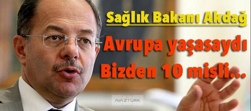 Bakan Akdağ: Avrupa yaşasaydı, bizden 10 misli daha...