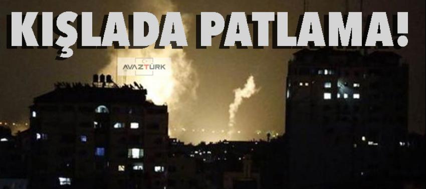 Kışlada patlama: 5 yaralı