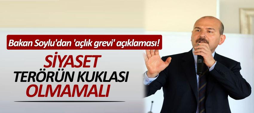 Bakan Soylu: 'Siyaset terör örgütlerinin kuklası olmamalı'