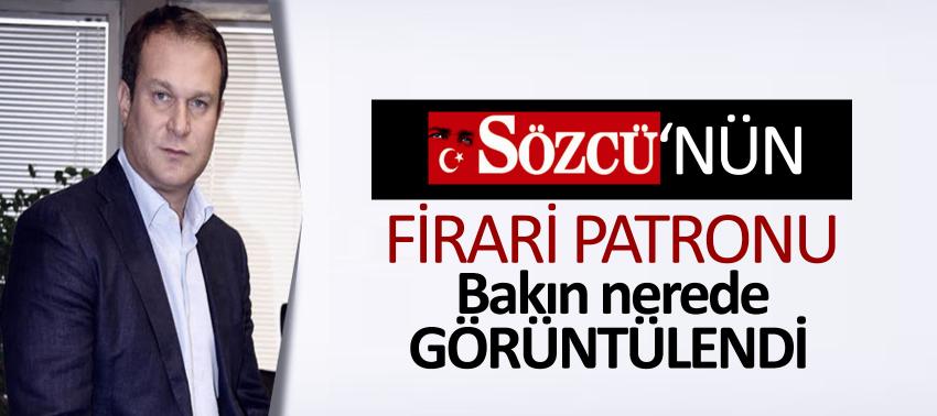 Sözcü'nün firari patronu Burak Akbay Monako'da görüntülendi